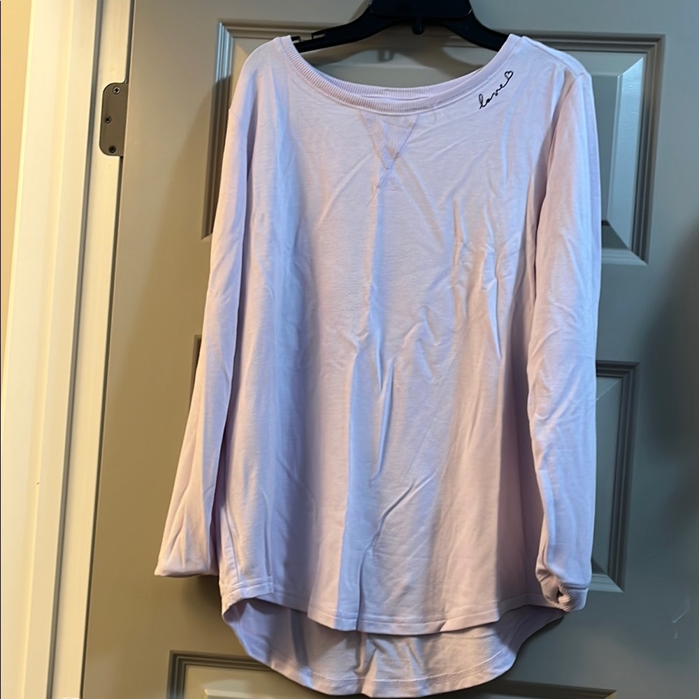 Rachel Zoe Pink Long Sleeve Relaxed Blouse